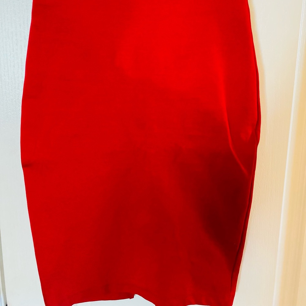 Windsor Red Pencil Skirt with Bow In back detail 🎀